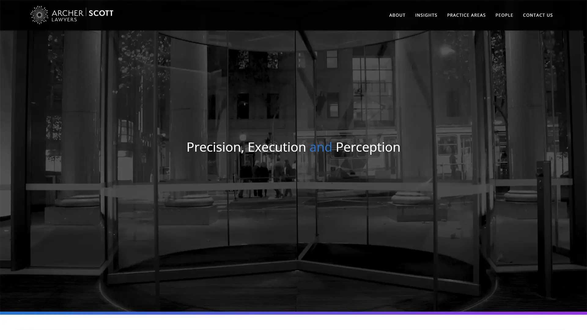 Archer Scott website screenshot